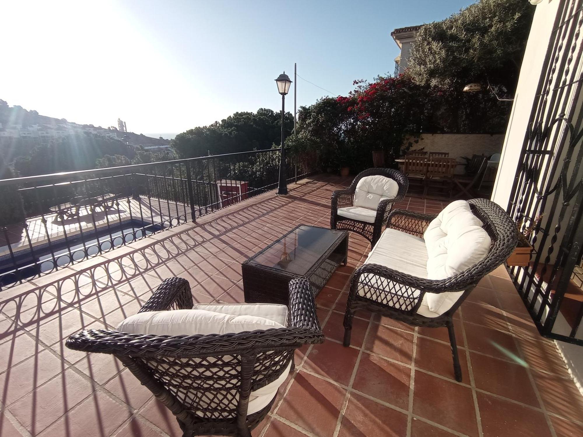 Apartamento En Villa Con Piscina 马拉加 外观 照片