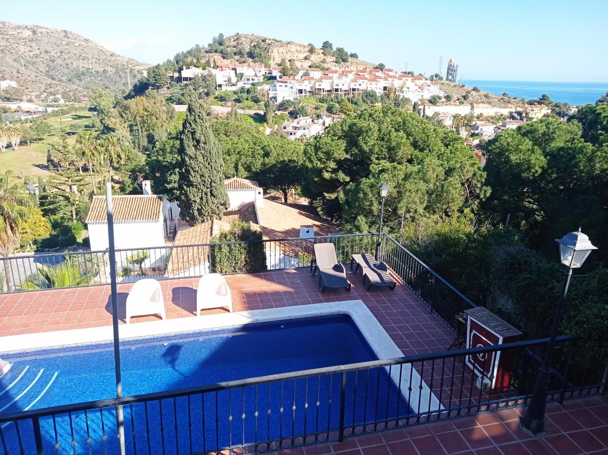 Apartamento En Villa Con Piscina 马拉加 外观 照片