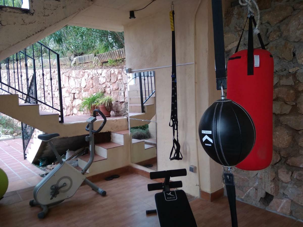 Apartamento En Villa Con Piscina 马拉加 外观 照片